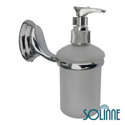  Дозатор для жидкого мыла стеклянный SOLINNE 3183