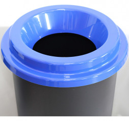 Контейнер для мусора синий Эко 50 л / M2468