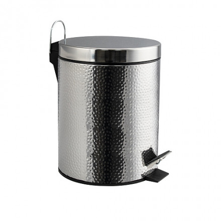 Ведро Klimi металлическое с педалью 5 л хром / 105-S-11