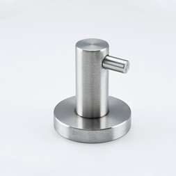 Крючок одинарный настенный FRAP металл сатин / F30105