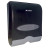 Диспенсер для бумажных полотенец V сложения пластик черный Ksitex TH-603HB