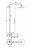 Bennberg 160212-02-BRONZE Смеситель и душевая стойка с двумя круглыми лейками