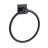 Полотенцедержатель настенный в форме кольца D-Lin металл черный / D230222
