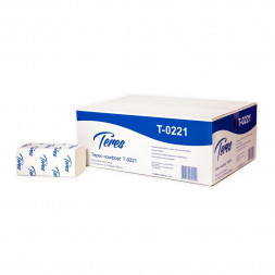 Бумажные полотенца листовые Терес V-сложения T-0221 (пач.)