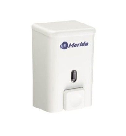 Дозатор MERIDA для жидкого мыла наливной &quot;ПОПУЛЯРНЫЙ&quot; 1 л пластик белый / Д111