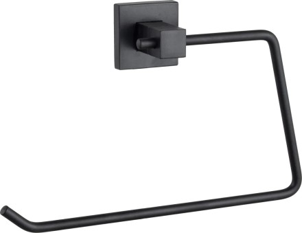Полотенцедержатель настенный 23,2 см D-Lin металл черный / D232222