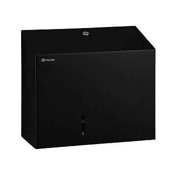 Диспенсер туалетной бумаги MERIDA STELLA R для средних рулонов металл черный / BSC202.R