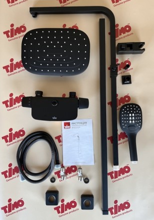 Душевая система настенная Timo Helmi Черный / SX-1170/03