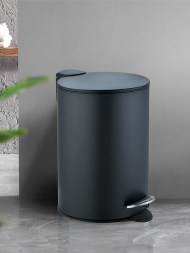 Ведро для мусора педальное WeltWasser BETTA BL 12L Черный матовый / 10000013409