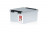 002-00.07 Rox Box Контейнер с крышкой и клипсами 2 прозрачный 21х17х10 см