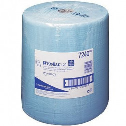 Kimberly-Clark 7240 WYPALL L10 Extra + Протирочные салфетки - Большой рулон, синие (рул.)