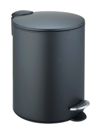 Ведро для мусора педальное WeltWasser BETTA BL 5L Черный матовый / 10000013383