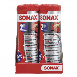 SONAX 416241 Салфетки из микрофибры для полировки кузова / упак - 2 шт