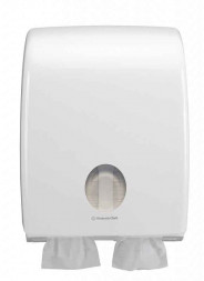 Kimberly-Clark 6990 Диспенсер для листовой туалетной бумаги пластик белый