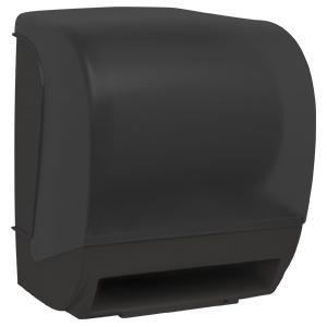 Диспенсер для бумажных полотенец Nofer в рулонах, автоматический, пластик черный / 04004.2.N