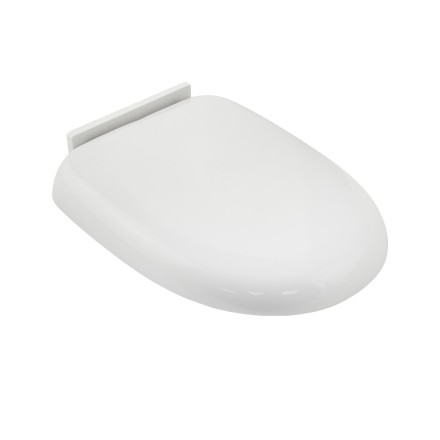 Сиденье для унитаза Klimi с микролифтом U-образное пластик белый / Р07