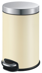 Ведро для мусора педальное WeltWasser ERFIE BG 12L Бежевый матовый / 10000000904