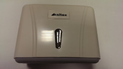 Диспенсер бумажных полотенец V сложения пластик белый Ksitex TH-404W