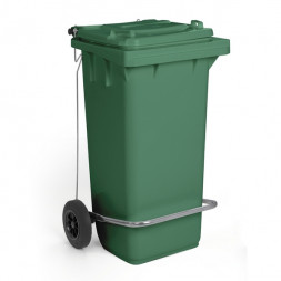 00005296 Бак для мусора TTS / с педалью / зеленый / 240 л