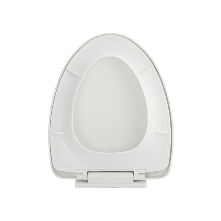 Сиденье для унитаза Klimi с микролифтом V-образное пластик белый / 7002