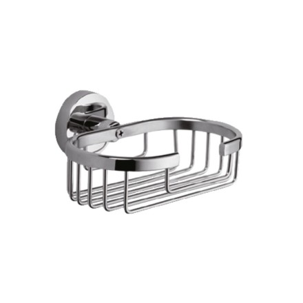 Мыльница настенная решетчатая D-Lin металл хром / D221100