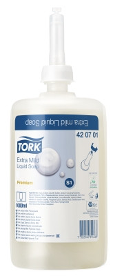 Картридж с жидким ультра мягким крем мылом Tork Premium S1 420701 (шт.)