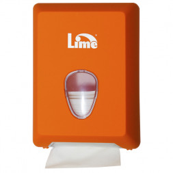 Lime A62201ARS Диспенсер туалетной бумаги в пачках / оранжевый / без замка