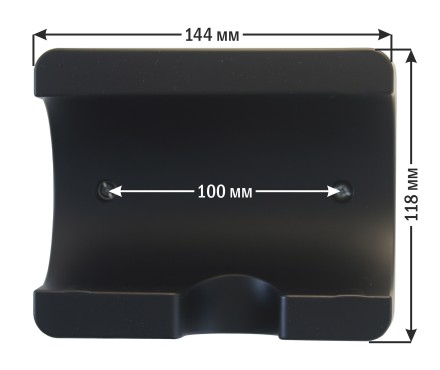 Фен настенный Ksitex 2000W пластик черный / F-2000B-JET