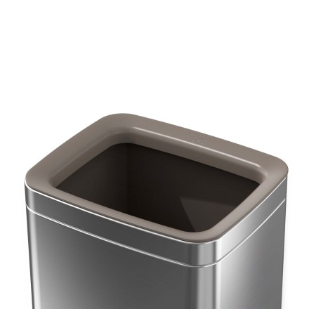 Мусорное ведро без крышки EKO 12 л, благородная сталь / EK9082 MMT-12L