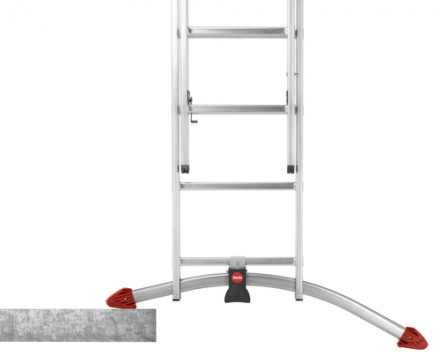 Hailo ProfiLOT 9312-501 Стремянка алюминиевая 3x12 ступеней