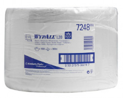 Kimberly-Clark 7248 WYPALL L20 Extra Протирочные салфетки - Большой рулон, белые (рул.)