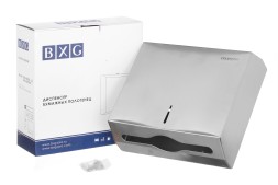 Диспенсер бумажных полотенец Z сложения металл матовая сталь BXG PD-5003A