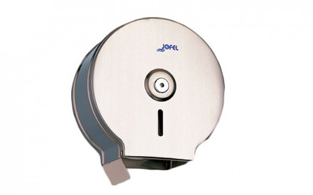 Диспенсер для средних рулонов металл матовая сталь туалетной бумаги Jofel AE23000