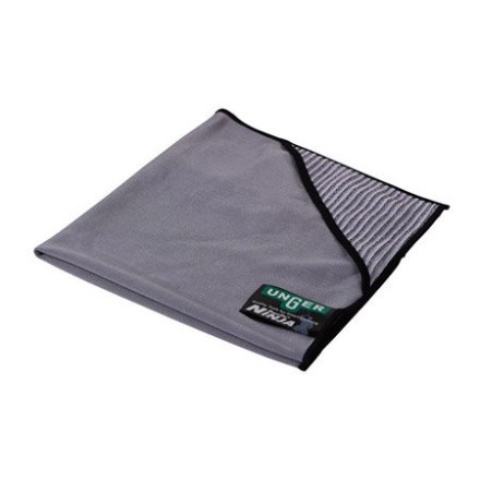 Салфетка из микрофибры для стекол Unger ErgoTec Ninja 40х40 см серая / MN40H