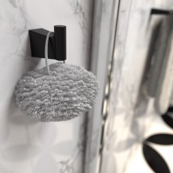 Крючок одинарный Fixsen Trend Черный / FX-97805