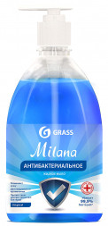 Grass 126705 Антибактериальное жидкое мыло Milana &quot;Original&quot; с дозатором / 0,5 л