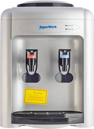 Aqua Work 0.71-TD Кулер для воды серебро нагрев есть, охлаждение электронное