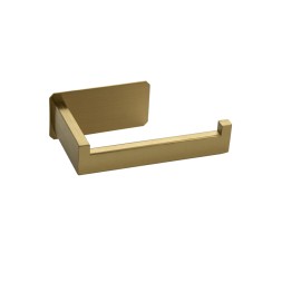 Держатель для туалетной бумаги BRIMIX на прямоугольном основании металл золото / 79918-11