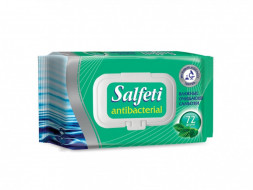 Салфетки SALFETI влажные антибактериальные, 72 шт/уп / 128653