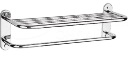 Полка для полотенец 66 см D-Lin металл хром / D201909