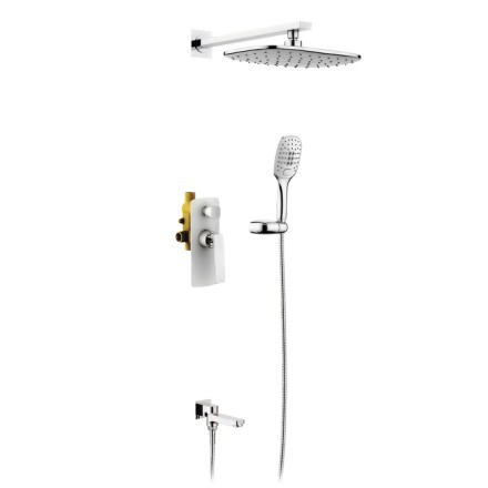 Душевая система встроенная Timo Helmi Хром Белый / SX-4099/00-16SM