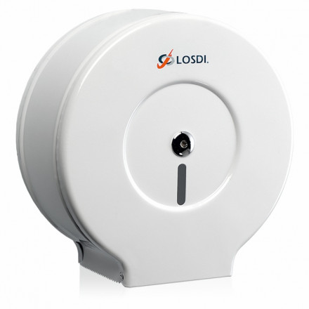 LOSDI CP0203-L Диспенсер туалетной бумаги для средних рулонов металл белый
