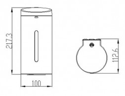 Автоматический дозатор для мыла Ksitex ASD-650М