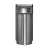 Мусорный бак Merida запираемый металл матовая сталь 100 л / KIM171