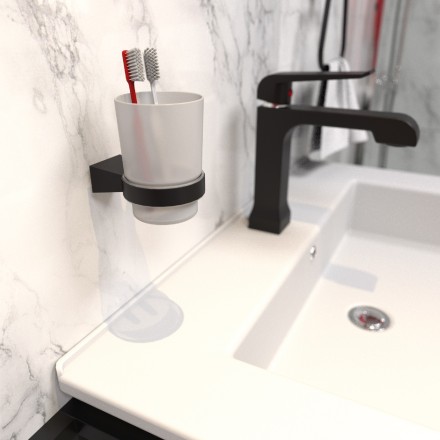 Подстаканник одинарный Fixsen Trend Черный / FX-97806