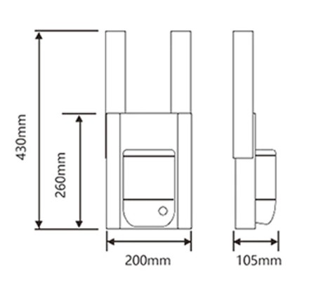 Встраиваемый дозатор для жидкого мыла автоматический за зеркалом WisePro металл Нерж сталь / 78-7
