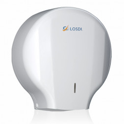 LOSDI CP0204B-L Диспенсер туалетной бумаги для средних рулонов пластик белый 