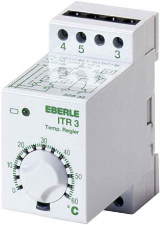 Терморегулятор на дин рейку с датчиком Eberle ITR3 100