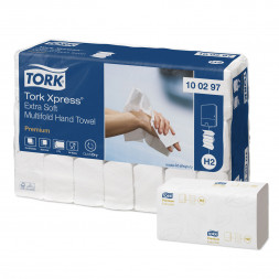 Бумажные полотенца Tork Premium Xpress H2 100297 Ультрамягкие (пач.)