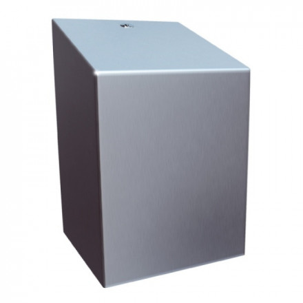 Диспенсер MERIDA STELLA для бумажных полотенец с центральной вытяжкой металл матовая сталь / CSM101